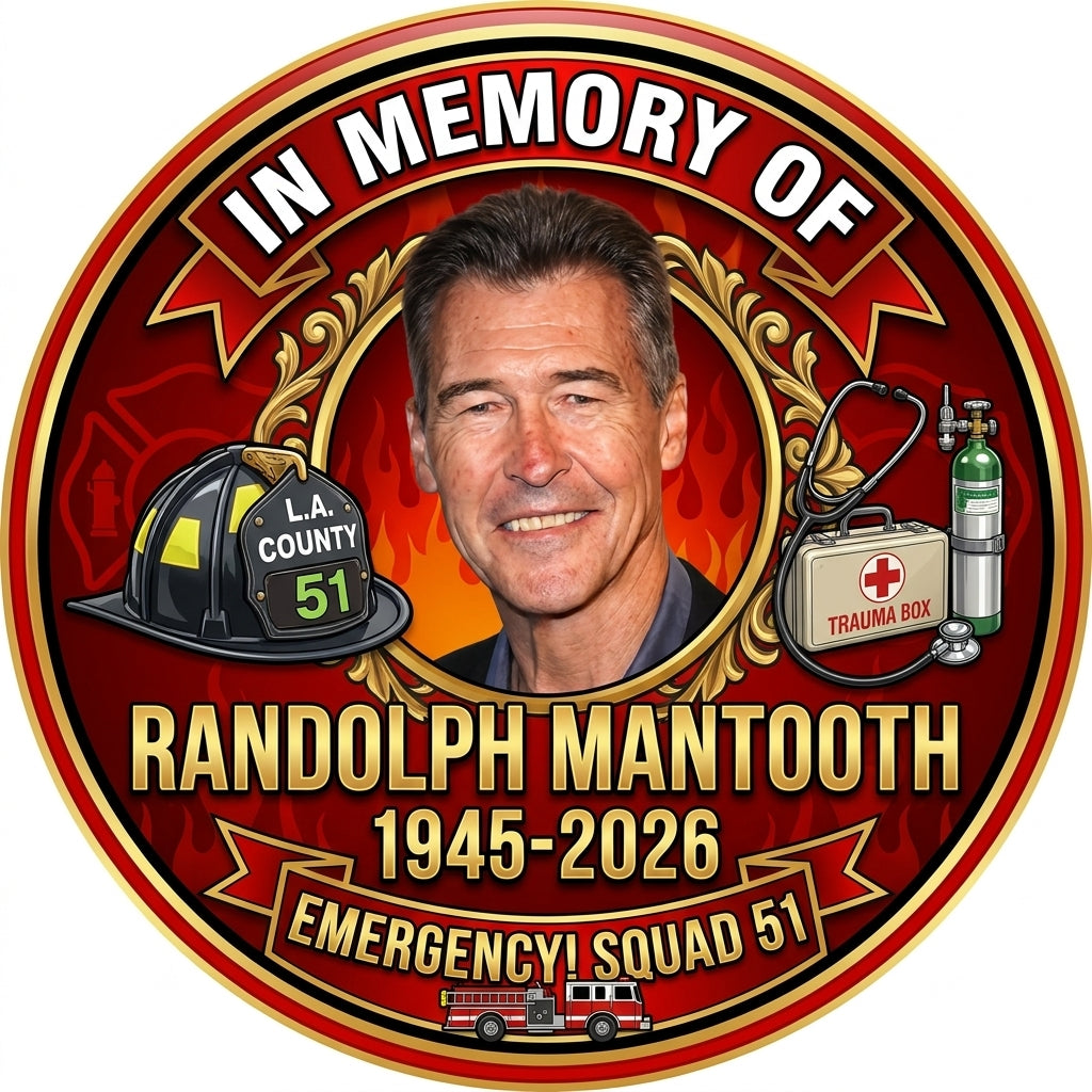 Emergency Squad 51 Mantooth Version 3 Customer Decal or Magnet economy non-reflective decal