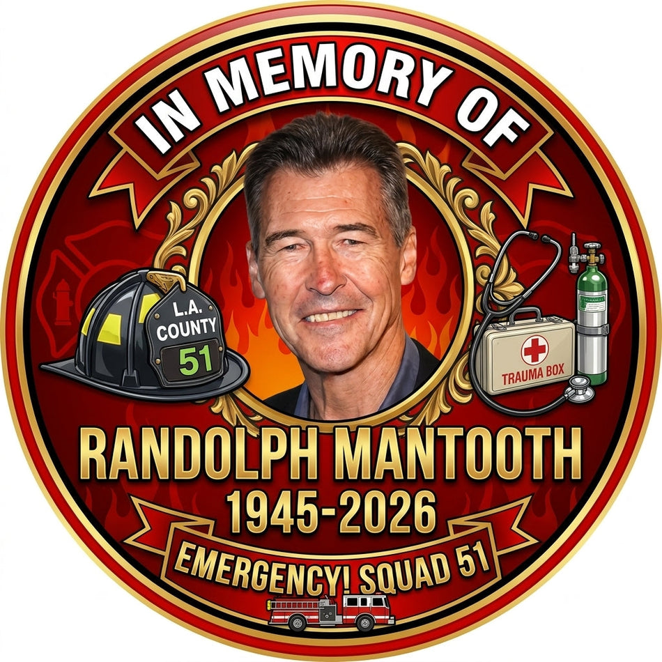 Emergency Squad 51 Mantooth Version 3 Customer Decal or Magnet economy non-reflective decal