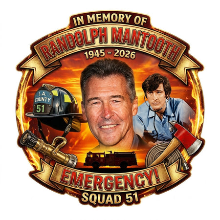 Emergency Squad 51 Mantooth Version 2 Customer Decal or Magnet economy non-reflective decal