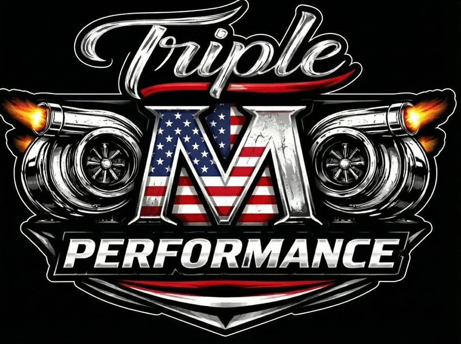Triple M Performance Window or Helmet Decal