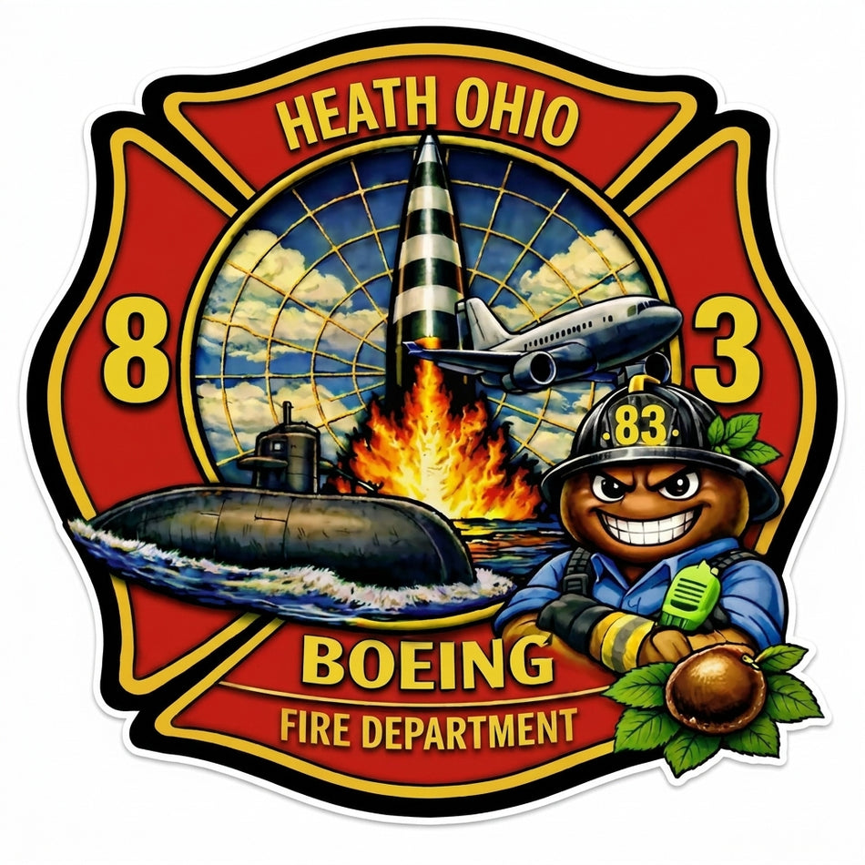 Heath Ohio Boeing FD Window or Helmet Decal