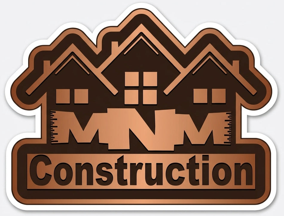 MNM Construction Helmet Window or Helmet Decal