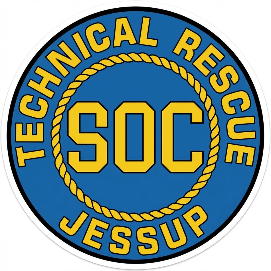 SOC Technical Rescue Jessup Window/Helmet Decal or MAGNET