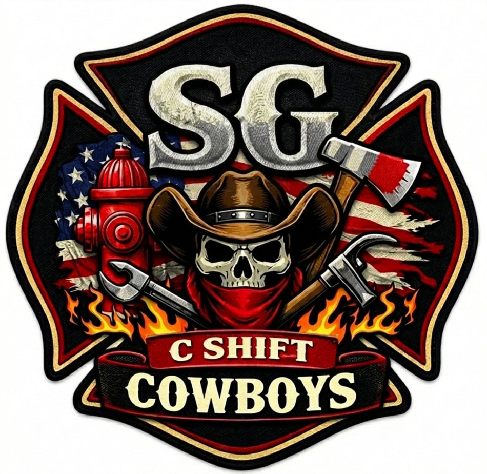 C Shift Customer Maltese Cowboys Window/Helmet Decal or MAGNET