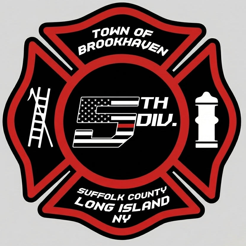 Town of Brookhaven Fire NY Window/Helmet Decal or MAGNET