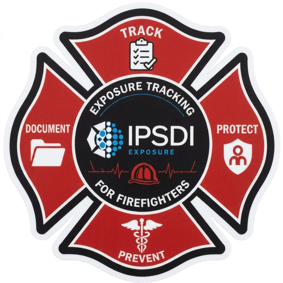 IPSDI Exposure Maltese Window/Helmet Decal or MAGNET