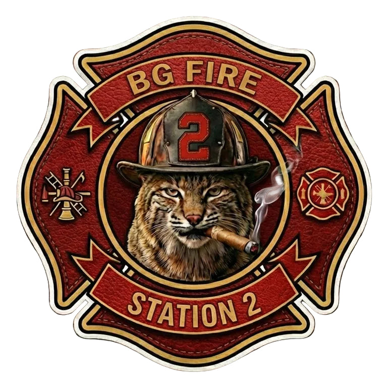 BG Fire Station 2 Maltese Customer Window/Helmet Decal or MAGNET Tiktok
