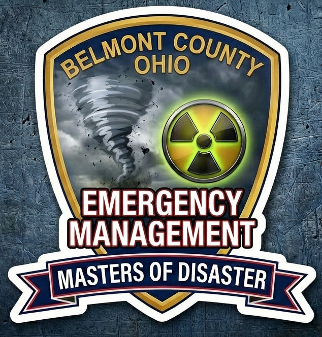 Belmond County EM Window or Helmet Decal Powercall