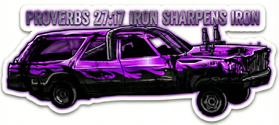 Proverbs Demolition Car Window or Helmet Decal Powercall