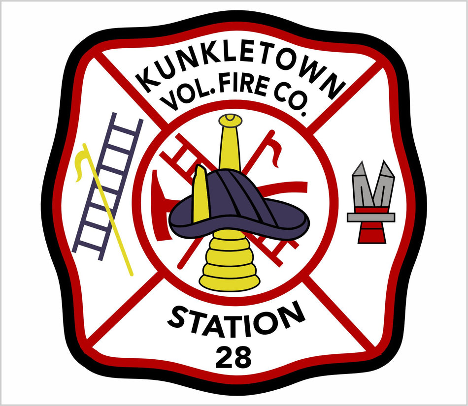 Kunkletown Vol. Fire Department Customer Decal