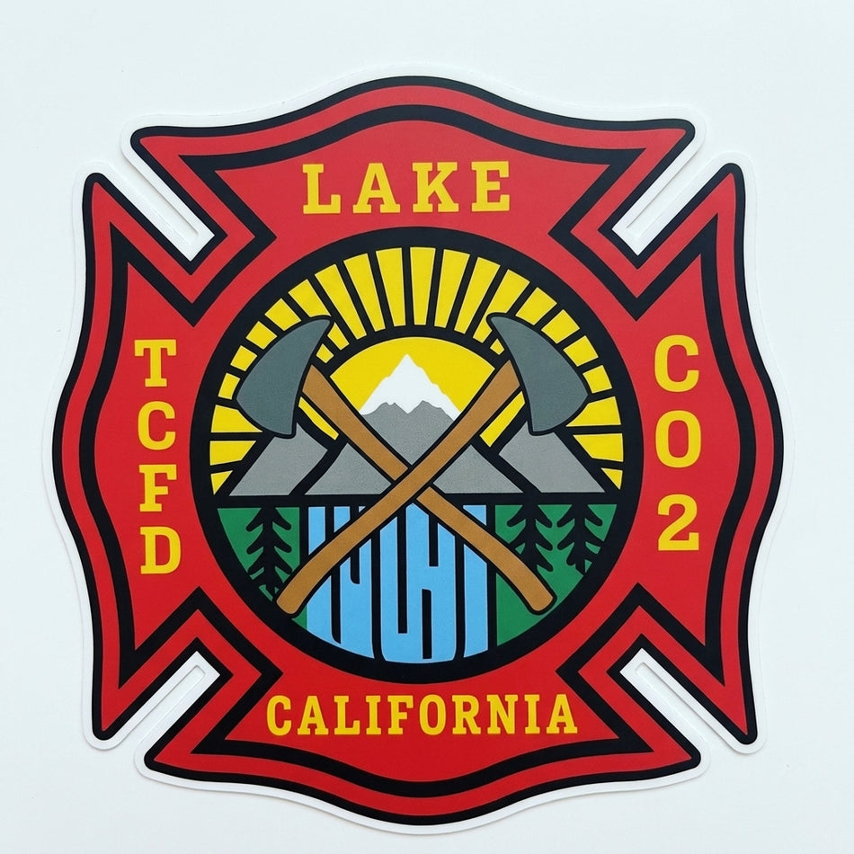 Lake California TCFD Window/Helmet Decal or MAGNET