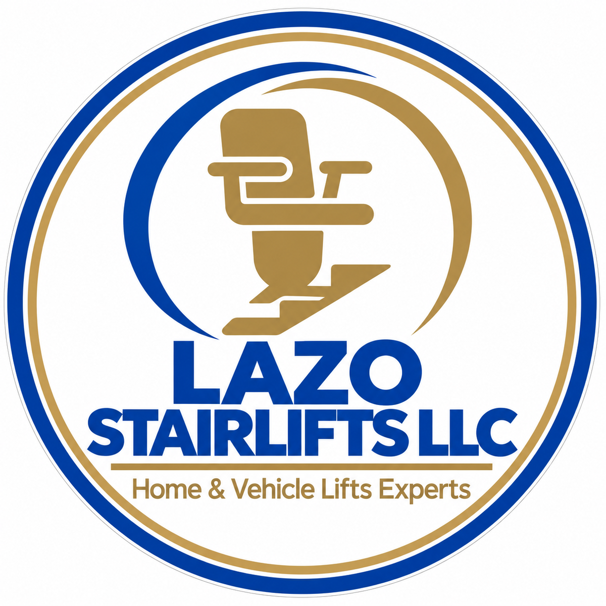 Lazo Stairlift PREMIUM Customer Window or Helmet Decal (sqd.1)