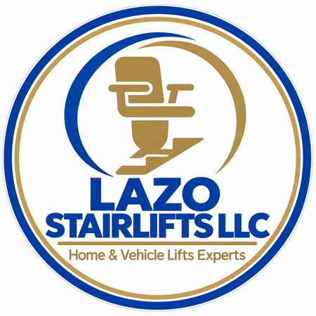 Lazo Stairlift PREMIUM Customer Window or Helmet Decal (sqd.1)
