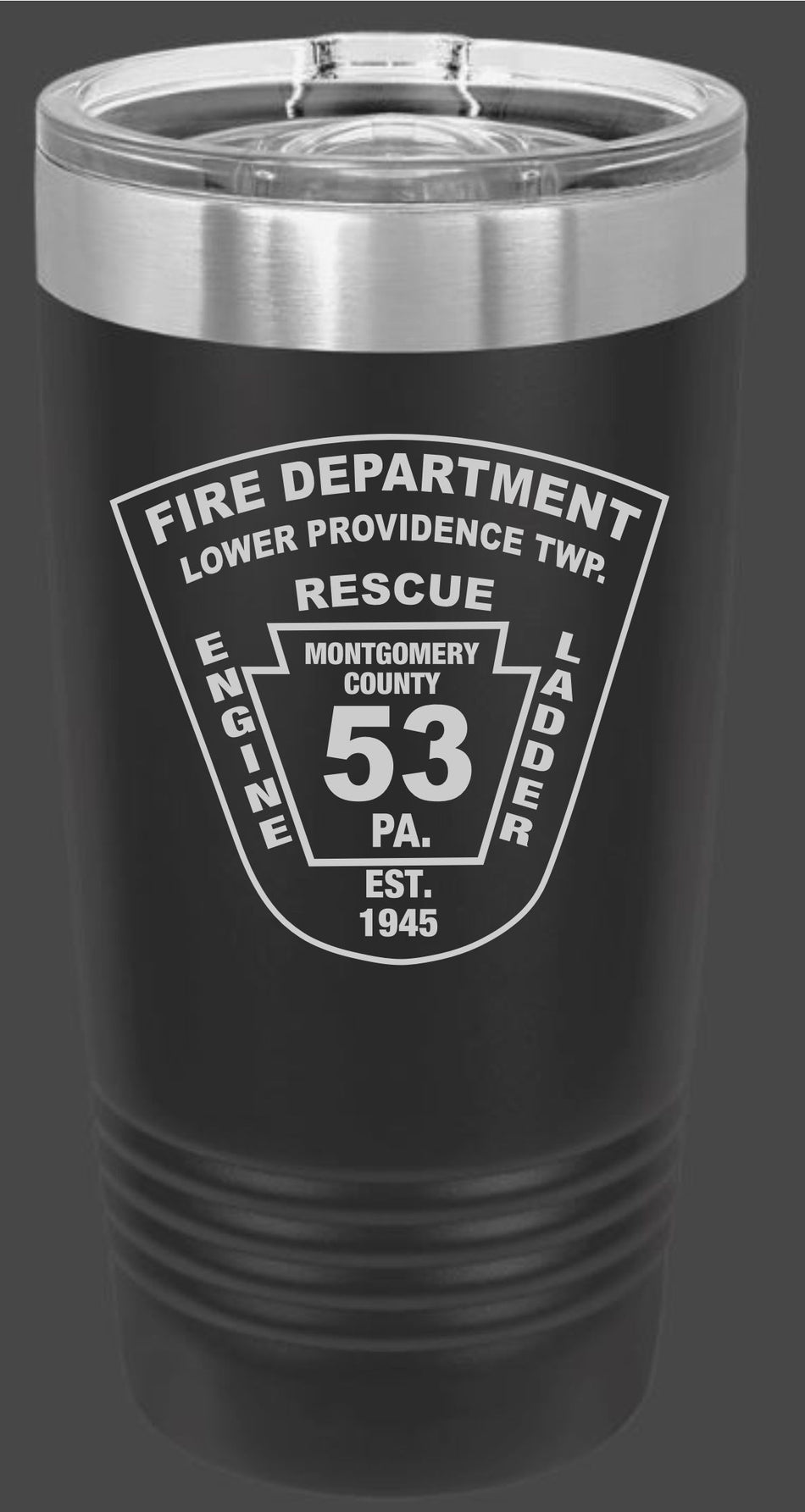 Lower Providence Custom Engraved Black 20oz Tumbler