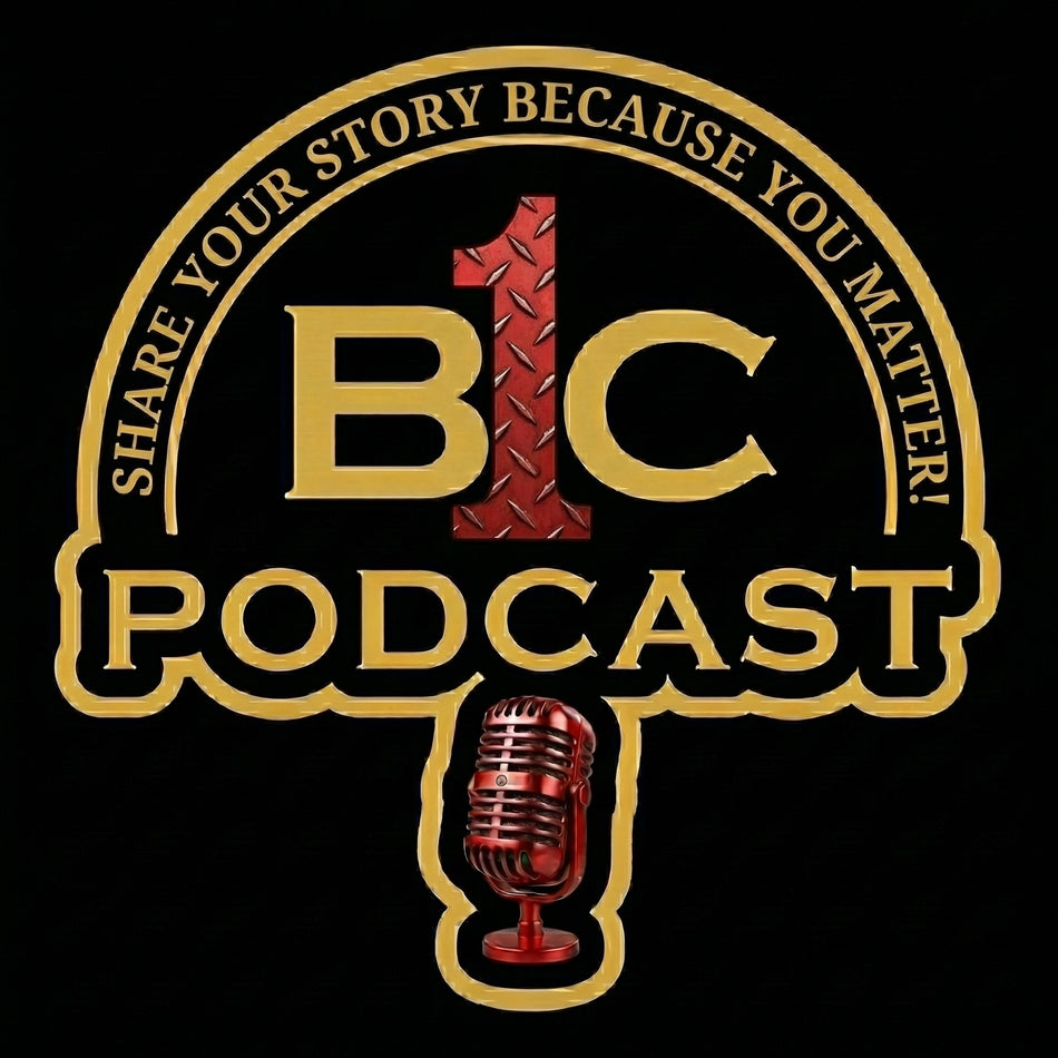 BC1 Podcast Because you matter Helmet Window or Helmet Decal
