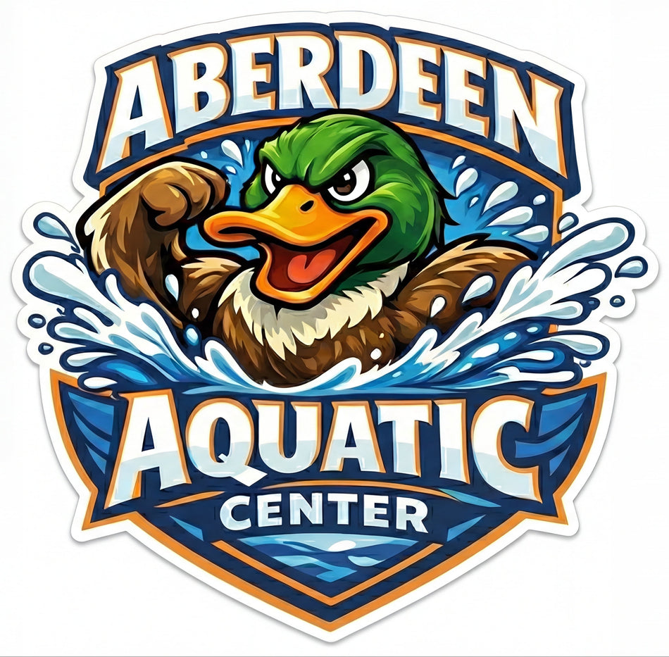 Aberdeen Aquatic Duck Window or Helmet Decal Powercall
