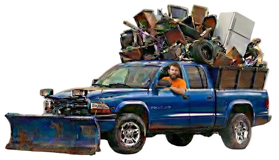 Zach's Junk Removal Window or Helmet Decal Powercall
