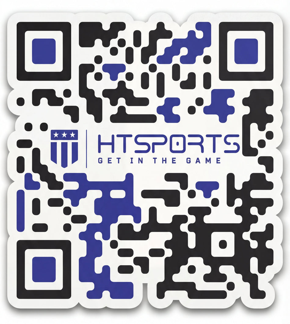 HT Sports QR Code Window or Helmet Decal Powercall