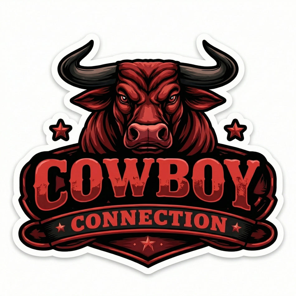 Cowboy Connection Window or Helmet Decal Powercall