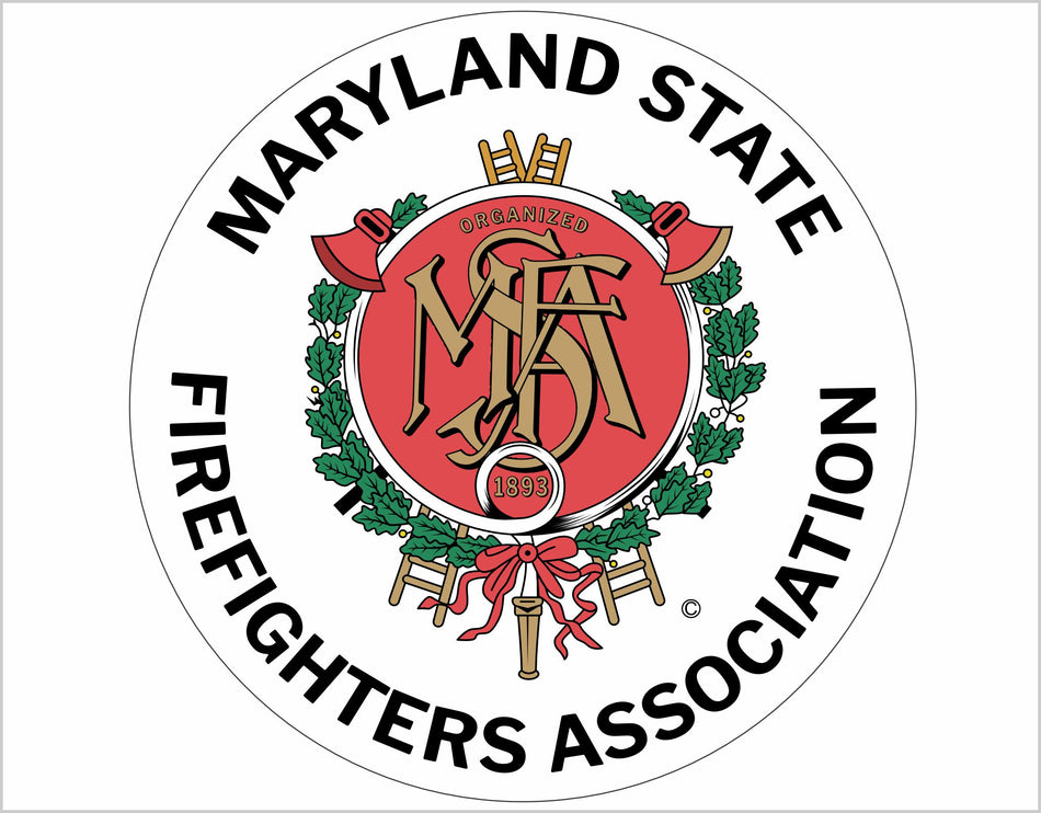 Maryland State Fire Assoc. Customer Decal