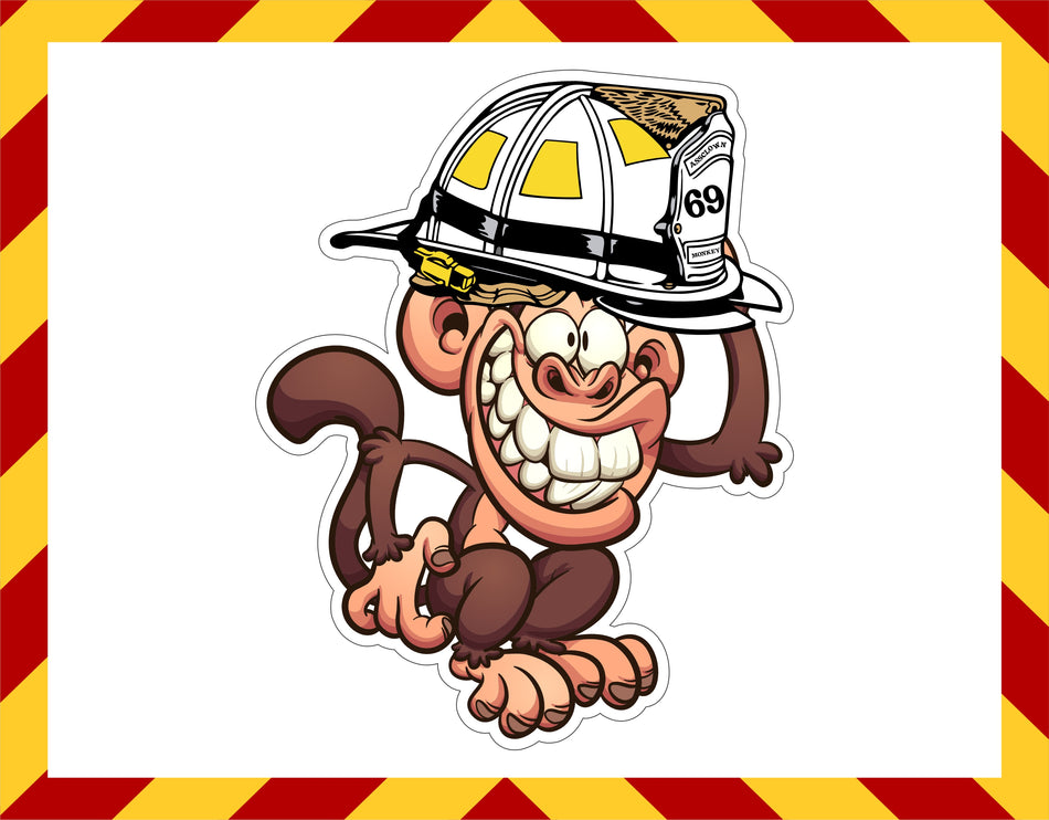 Monkey 69 with Helmet Customer Decal (Customizable)