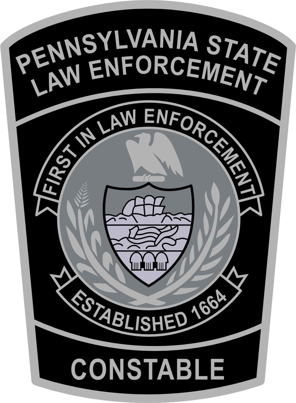 PA State Constable Customer Decal or Magnet economy non-reflective decal