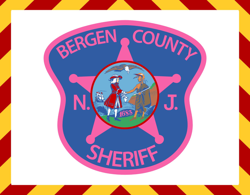 Bergen County Sheriff Pink BC Customer Decal