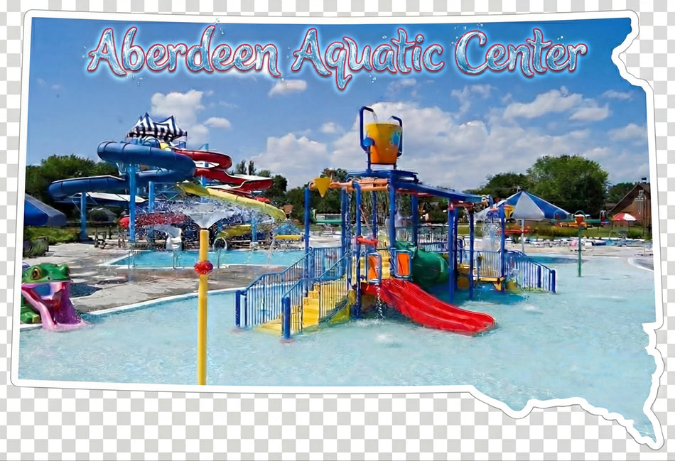 Aberdeen Aquatic Center Window/Helmet Decal or MAGNET Tiktok