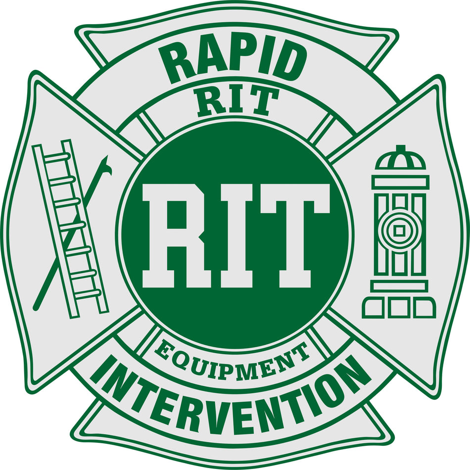 Firefighter Decal Sticker REFLECTIVE RIT Maltese Fire Department Decal tiktok