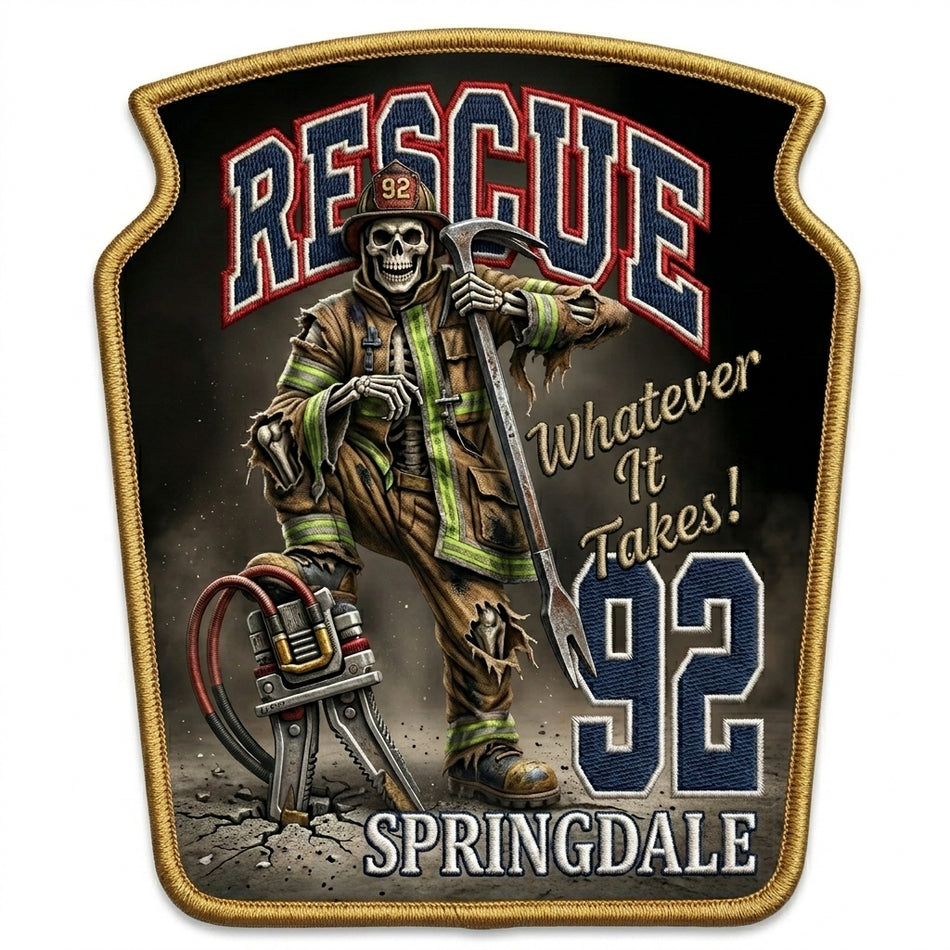 Rescue 92 Springdale Window/Helmet Decal or MAGNET