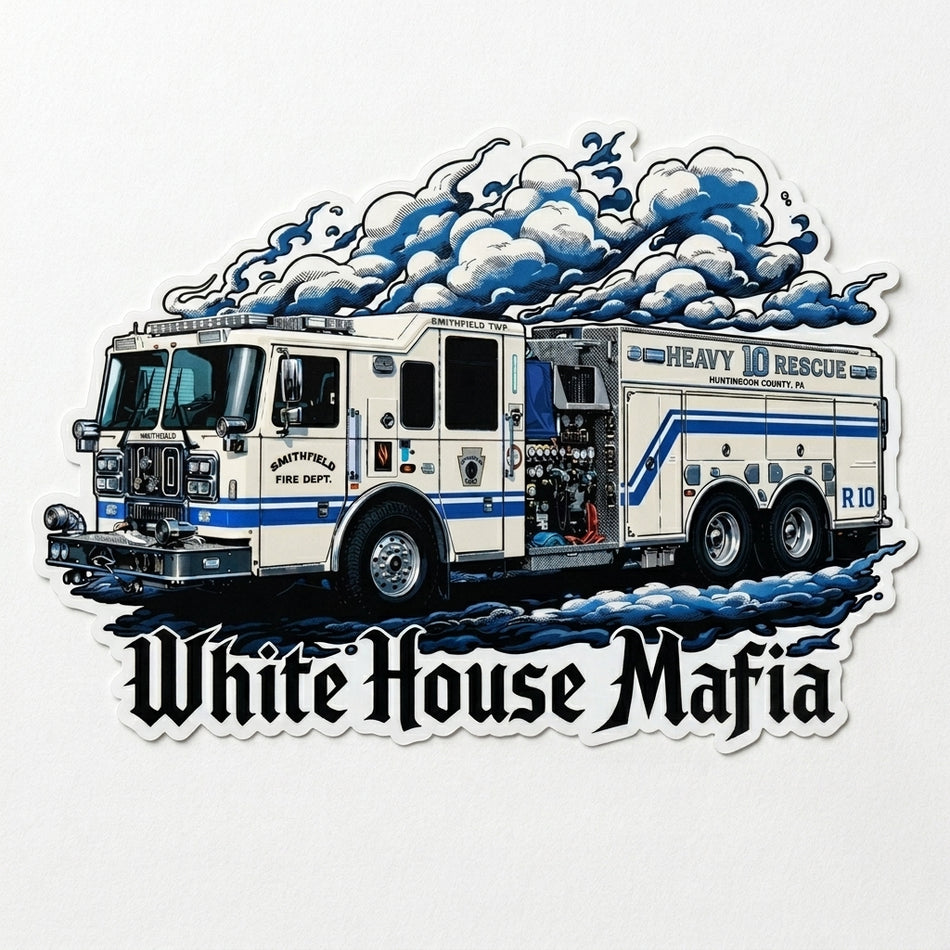 White House Mafia Window or Helmet Decal