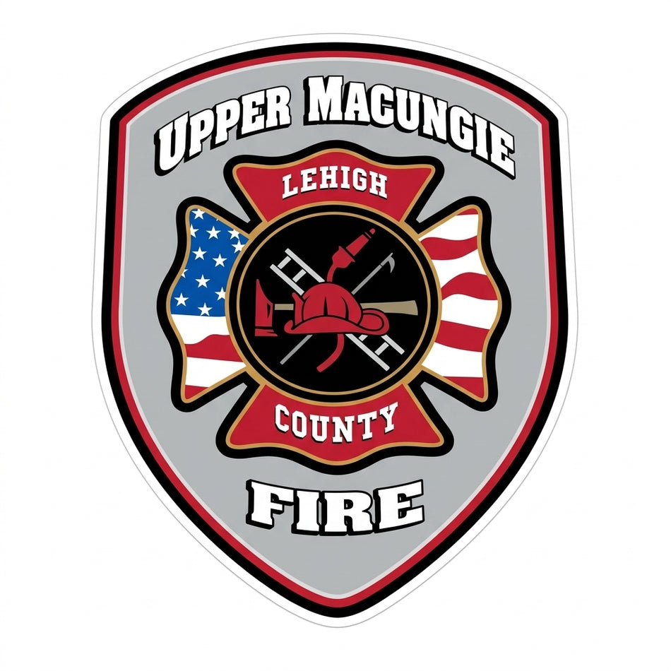 Upper Macungie Fire Department Window/Hardhat Decal
