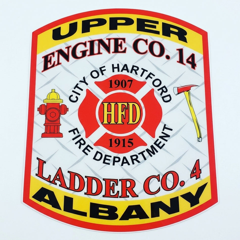 Upper Albany Fire Department Window/Hardhat Decal