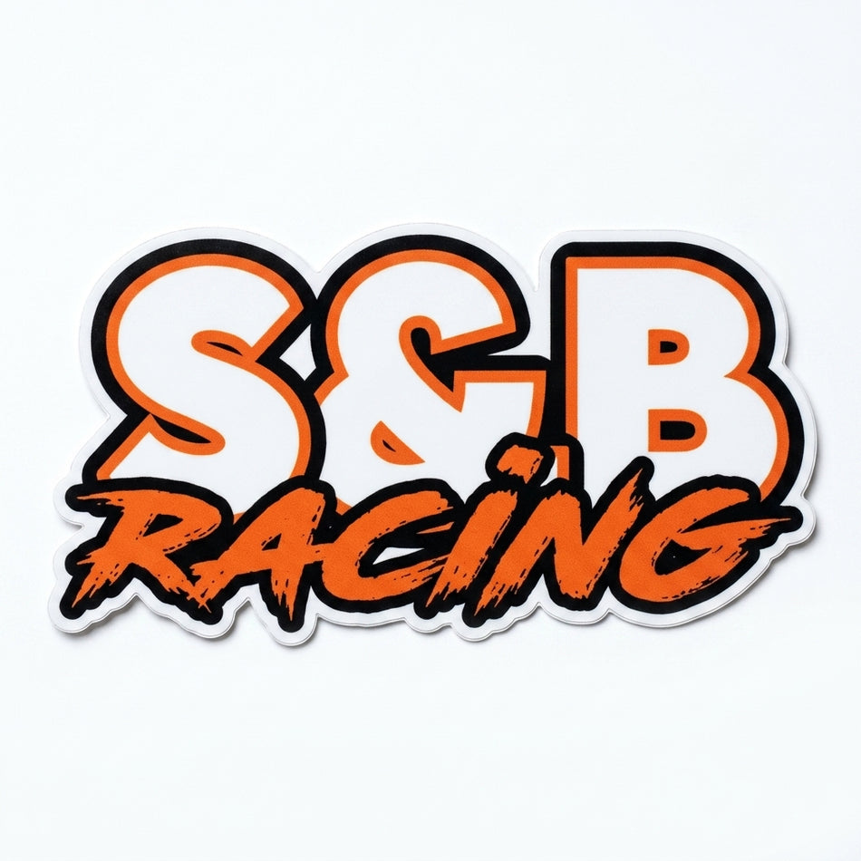 S&B Racing Window or Helmet Decal