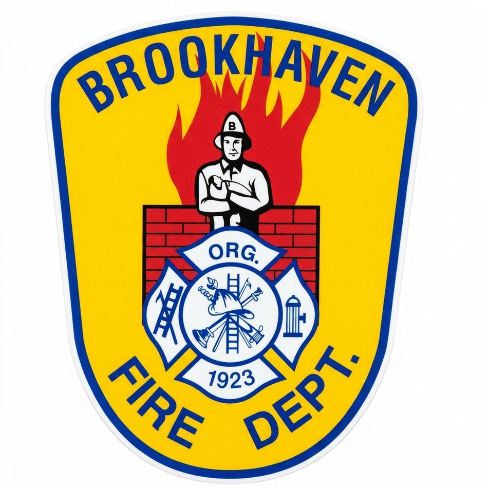 Brookhaven Fire Department Window/Hardhat Decal