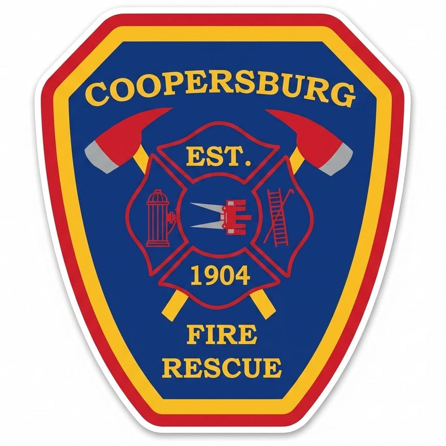 Coopersburg Fire Rescue Window/Hardhat Decal