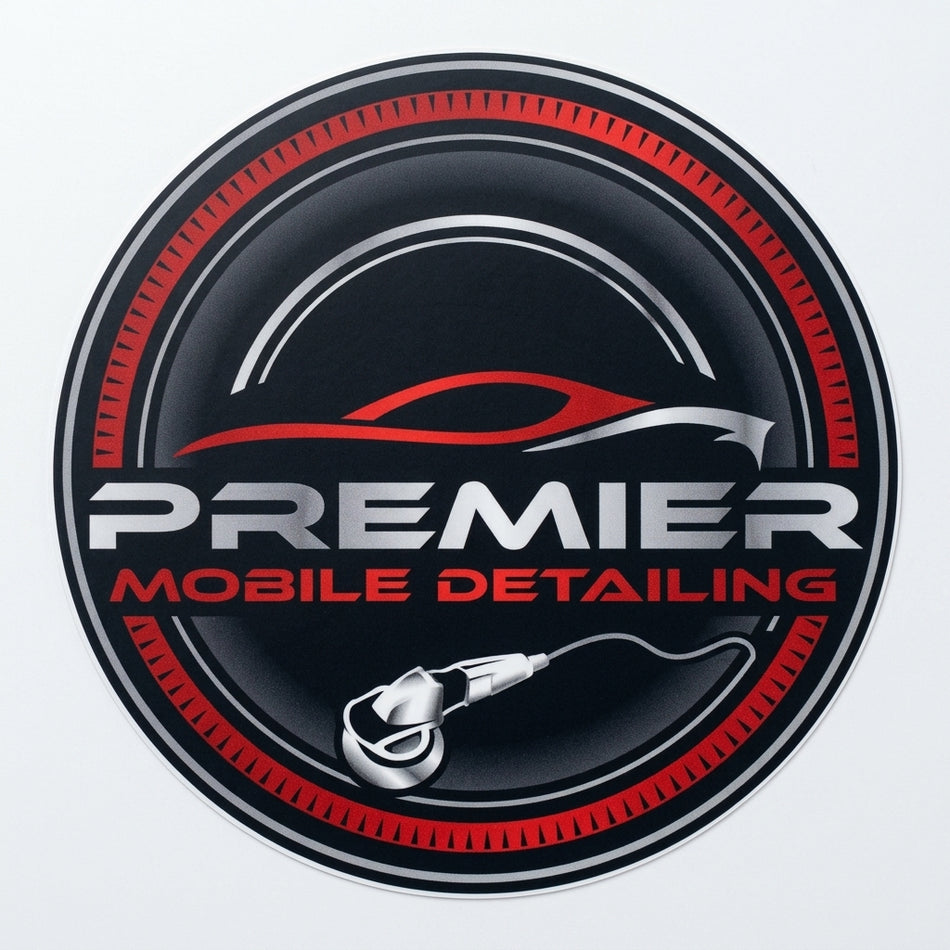 Premier Mobile Detailing Window/Hardhat Decal