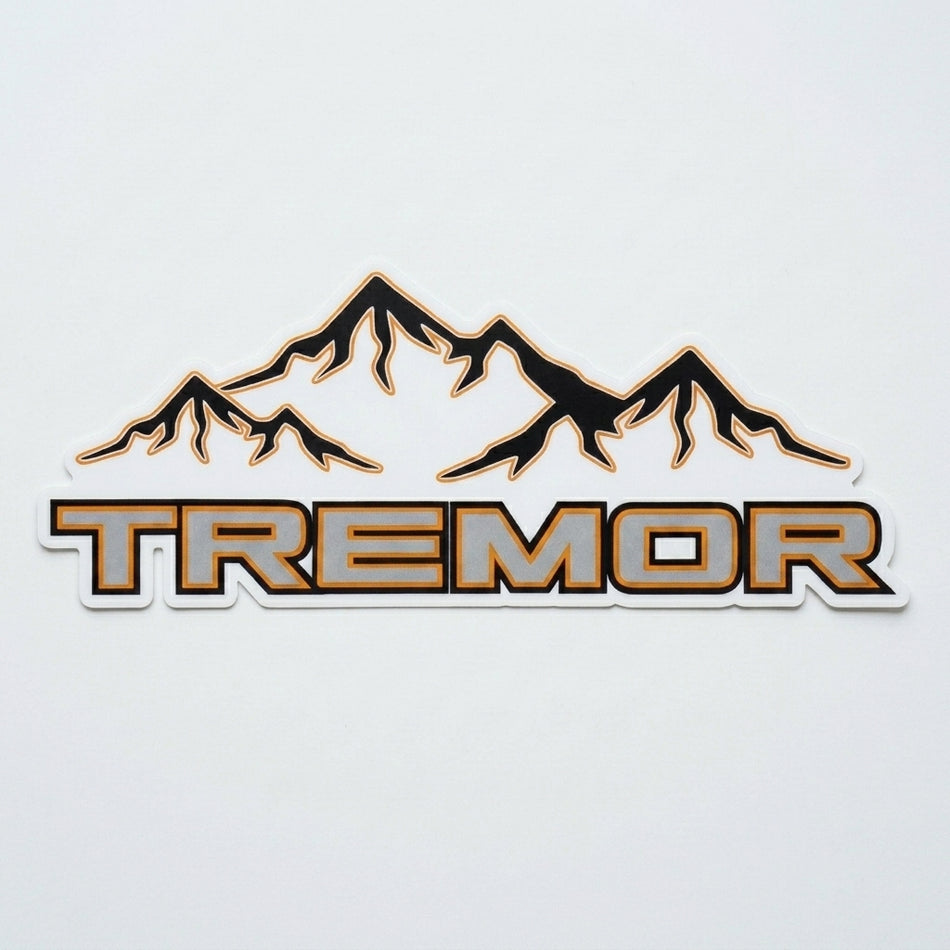 Tremor with Mountains Window or Helmet Decal