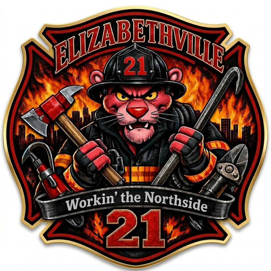 Elizabethville Northside 21 Window/Hardhat Decal