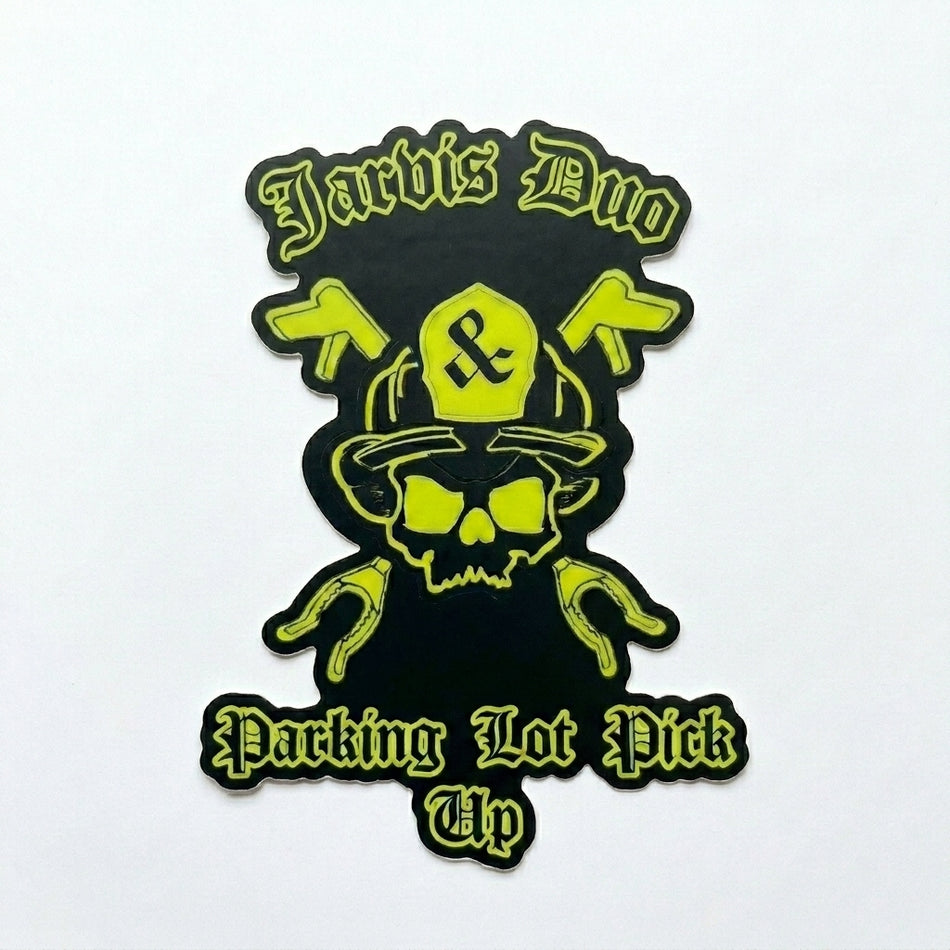 Jarvid Duo Parking Lot Pickup Window/Hardhat Decal