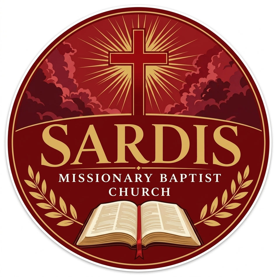 Sardis Middionary Baptist Church Window/Hardhat Decal