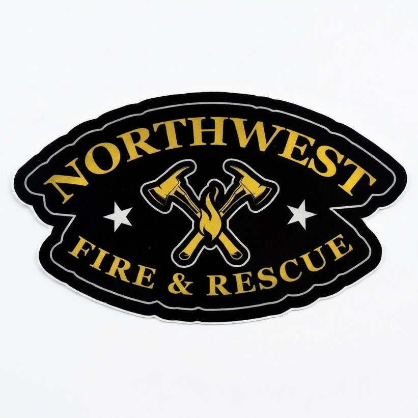 Northwest Fire Rescue Window or Helmet Decal