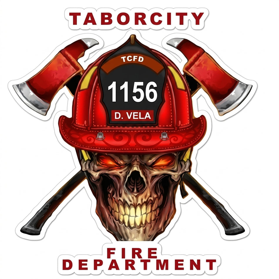 Taborcity Fire Department Window/Hardhat Decal
