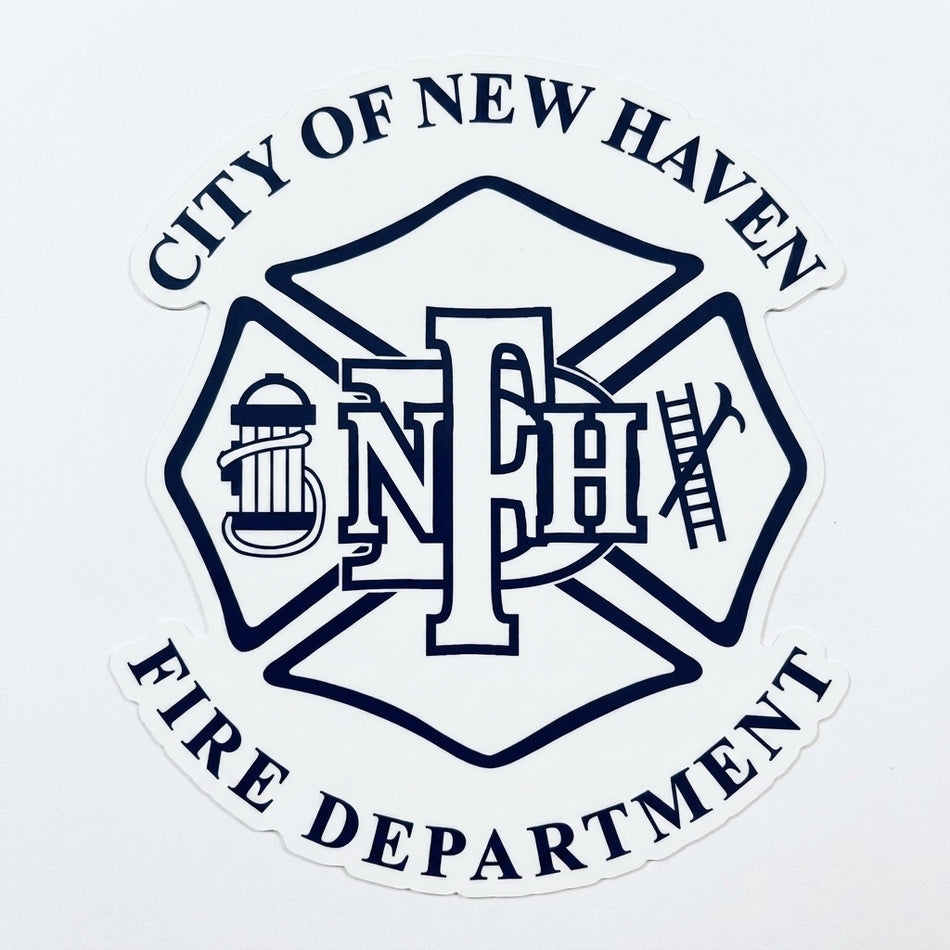 City of New Haven Fire Department Window/Hardhat Decal