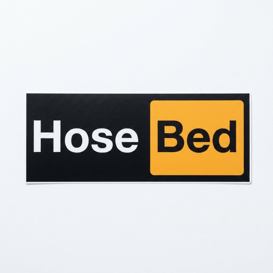 Hose Bed Firefighter Window or Helmet Decal