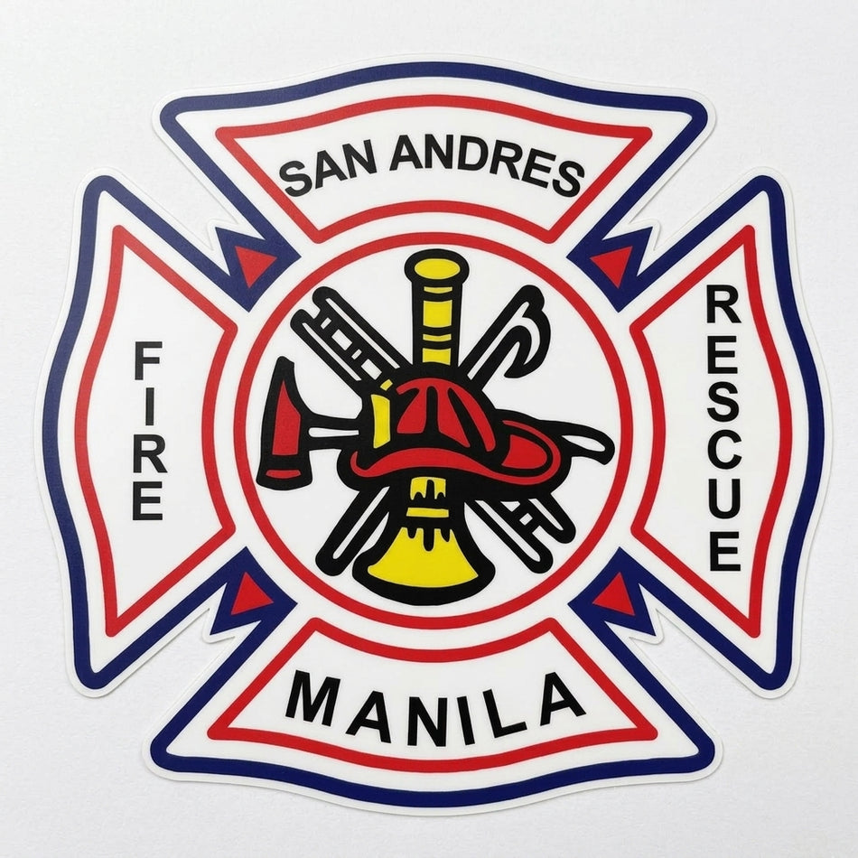 San Andres Manila Maltese Window/Helmet Decal or MAGNET