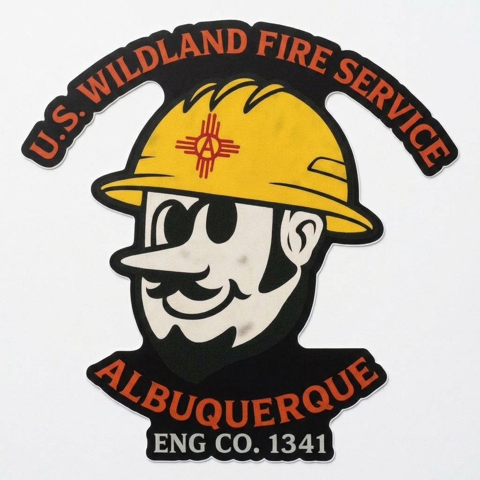 US Wildland Fire Service Window/Helmet Decal or MAGNET