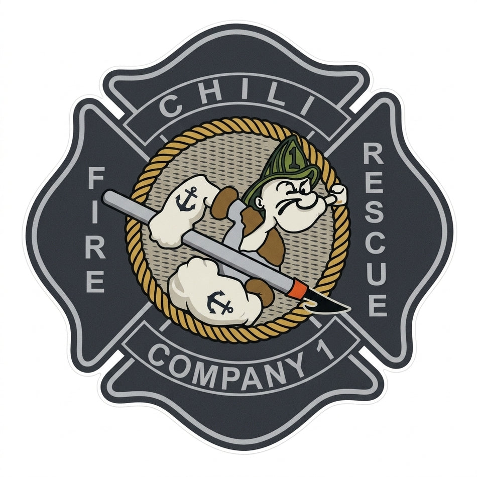 Chili Company Fire Rescue Window/Helmet Decal or MAGNET