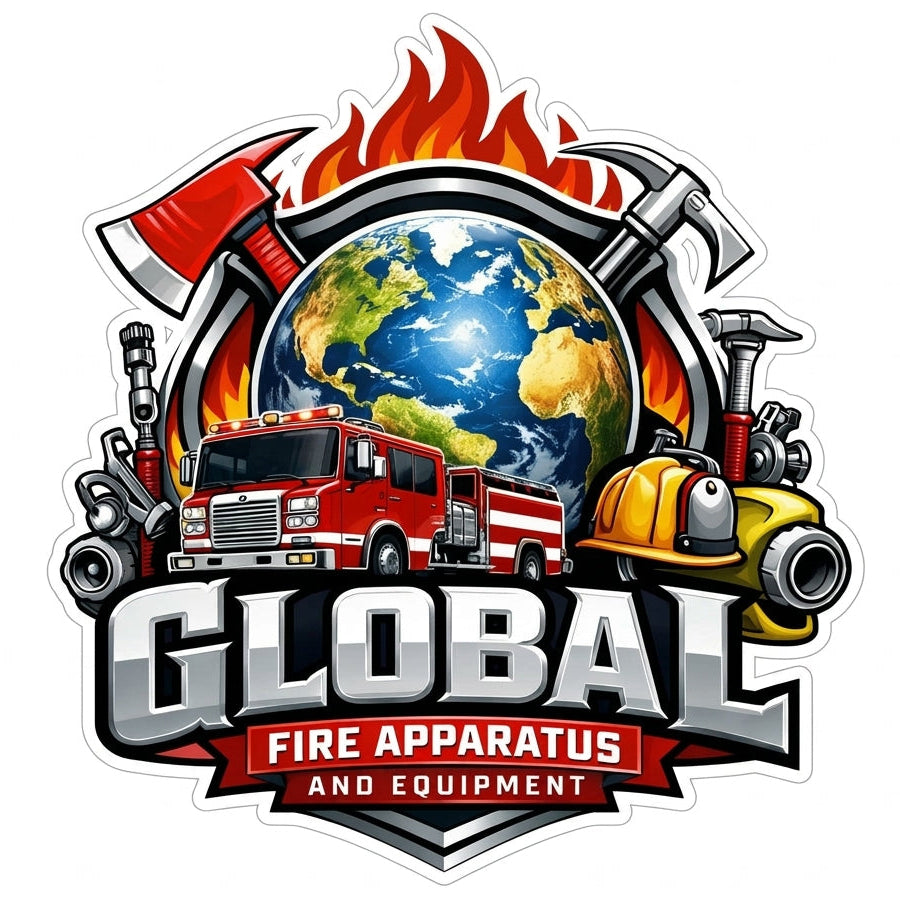 Global Fire Apparatus Window or Helmet Decal