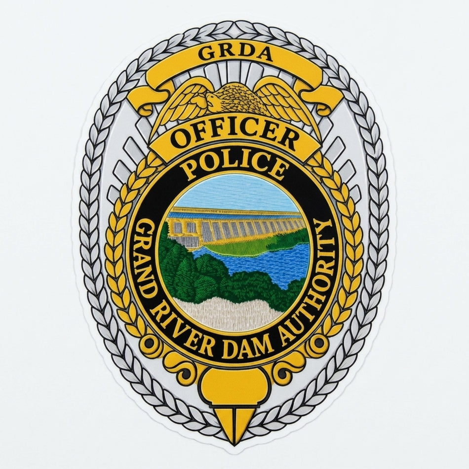 Grand River Dam Authority Police Window/Helmet Decal or MAGNET